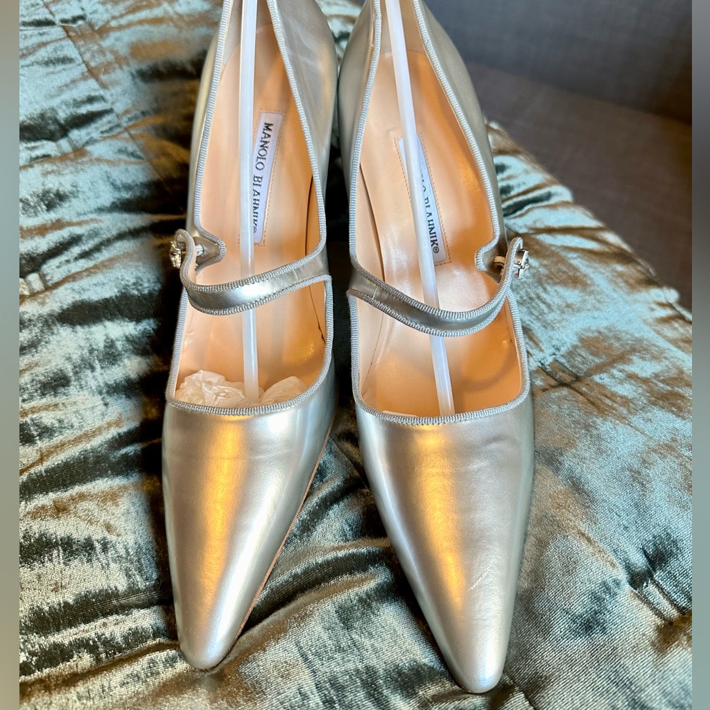 Manolo Blahnik Campari Mary Jane Heels